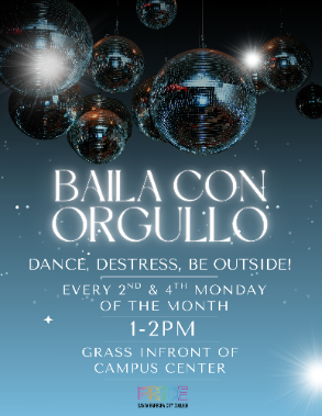 Baila Con Orgullo - Join us & Dance outside every third Monday of the Month